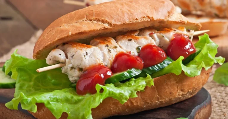 Chicken Sausage and Pepper Sandwich